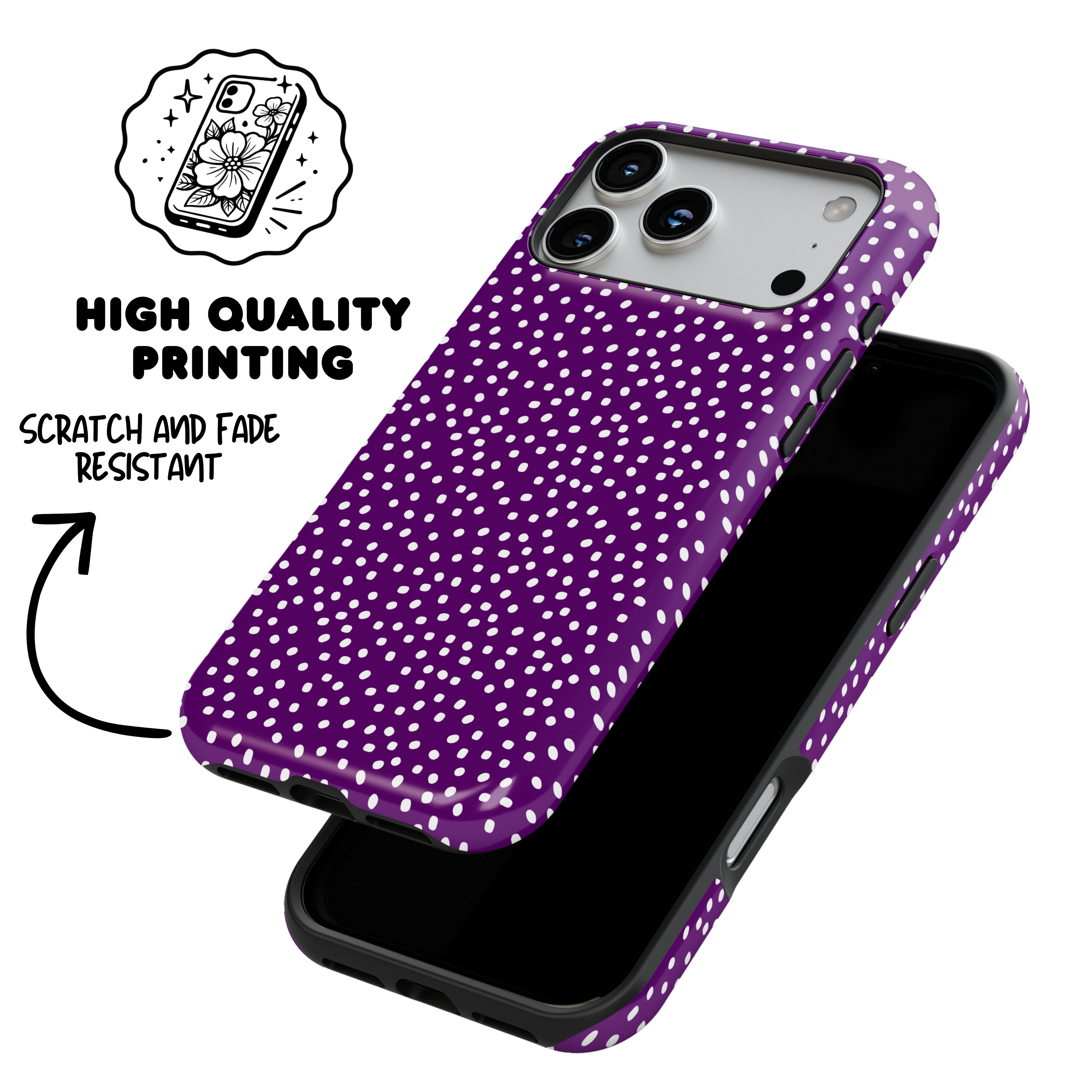 Violet - Snowfall LulahGuard Case