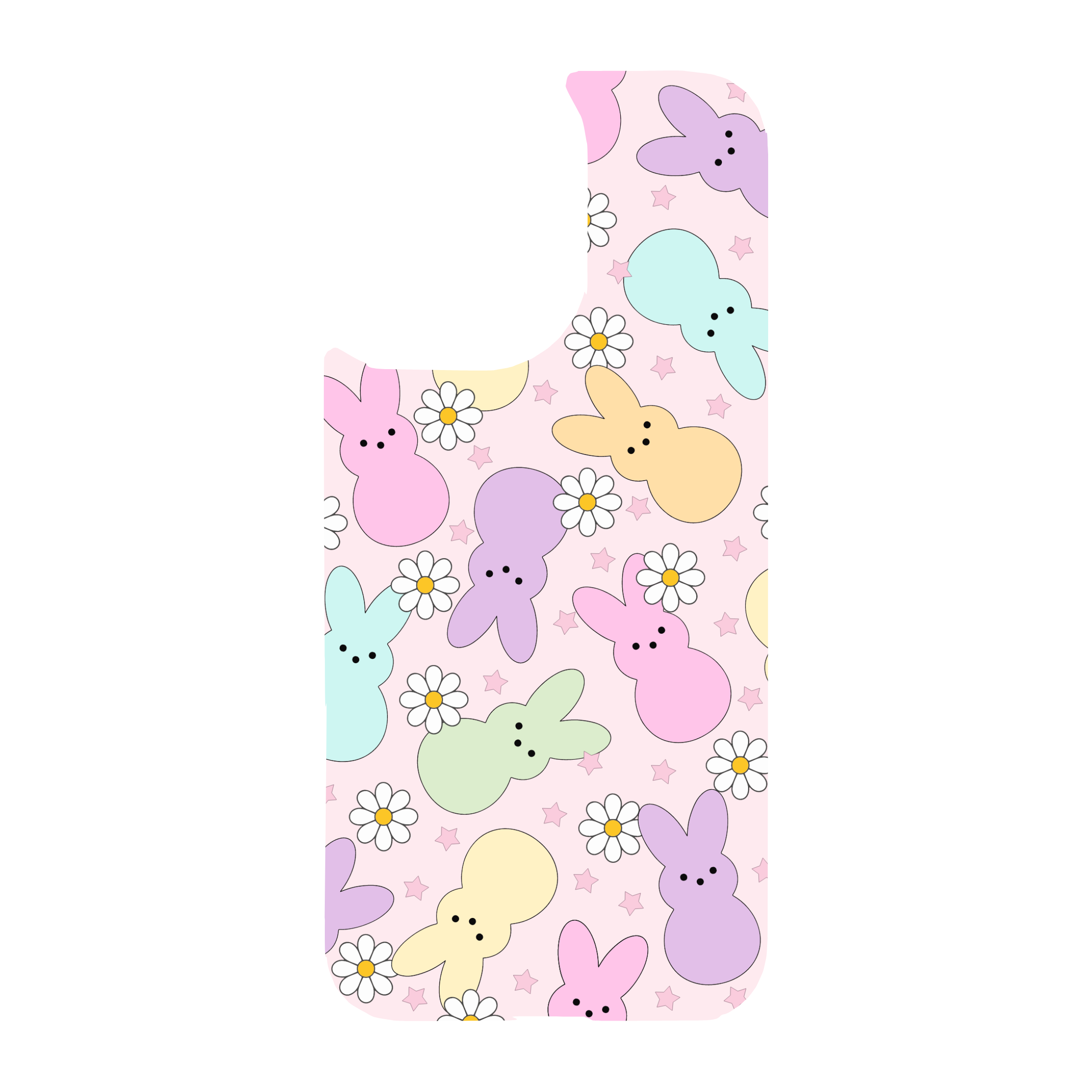 Bunny Bloom iPhone LulahSnap Plate