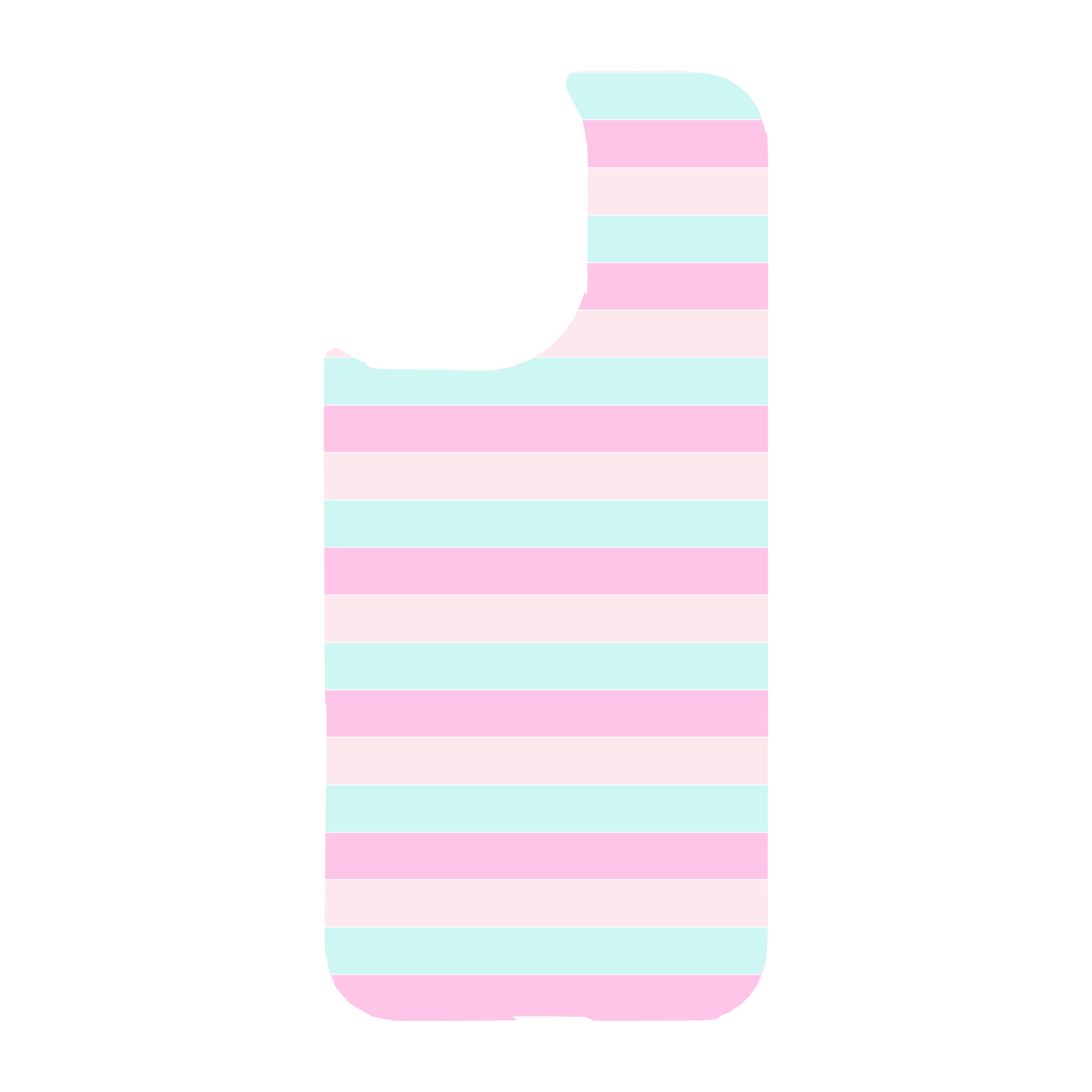 Candy Stripe iPhone LulahSnap Plate